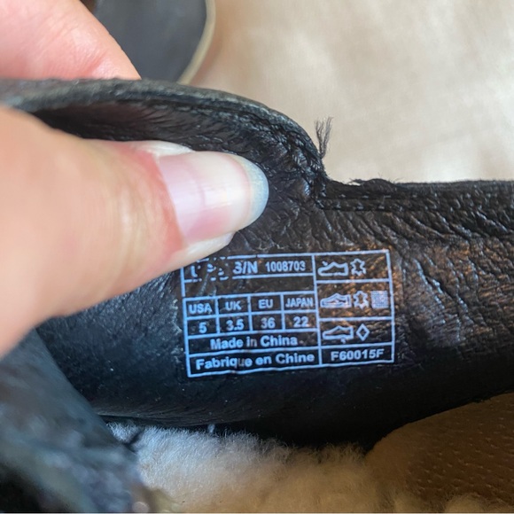 UGG Clementine Shearling Lined Black Ankle Booties - Picture 11 of 11